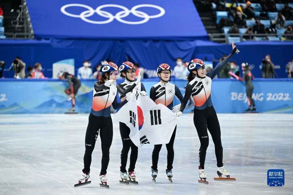 短道速滑女子3000米接力决赛赛况