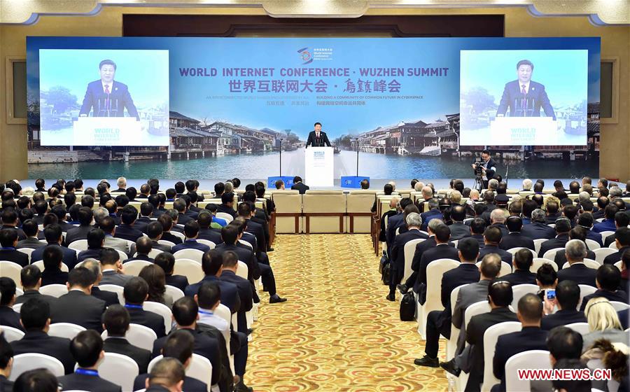 The Second World Internet Conference opened here on Wednesday.