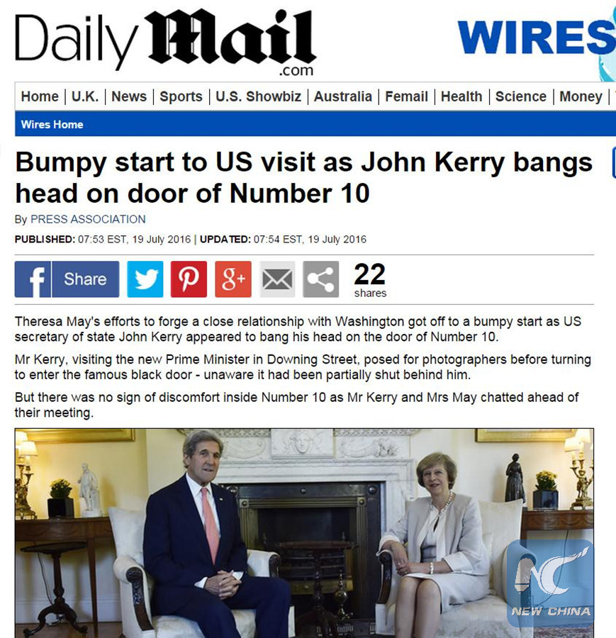 john kerry"s "bumpy" start to uk visit