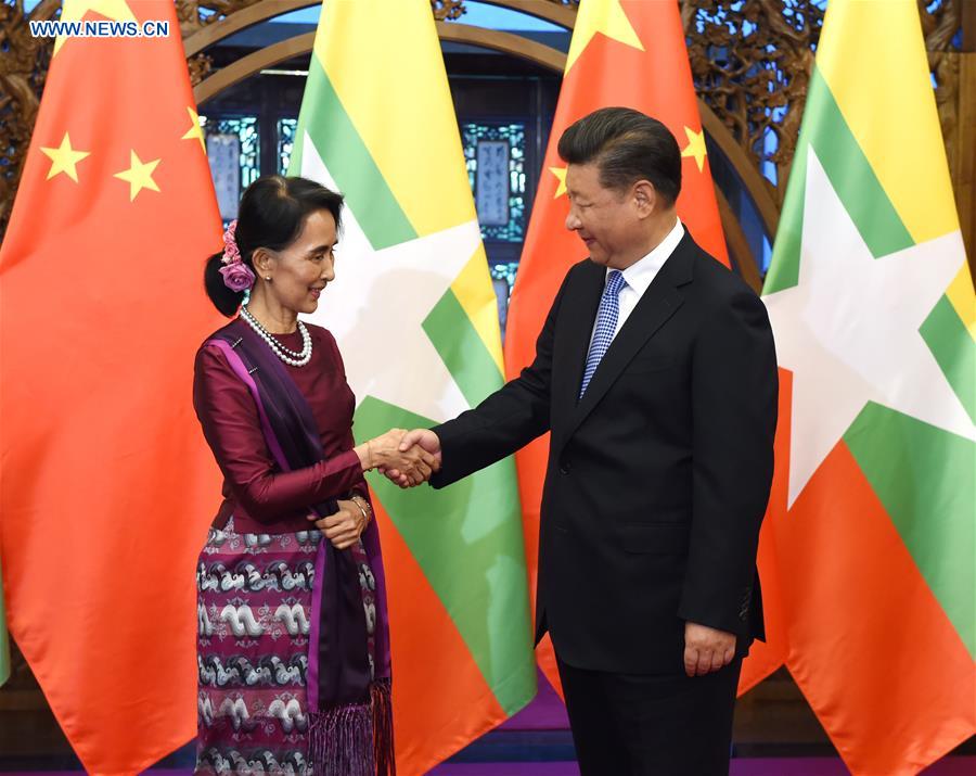 CHINA-BEIJING-XI JINPING-MYANMAR-MEETING (CN)