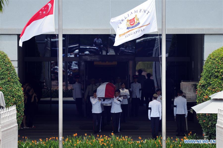 SINGAPORE-LATE PRESIDENT-STATE FUNERAL