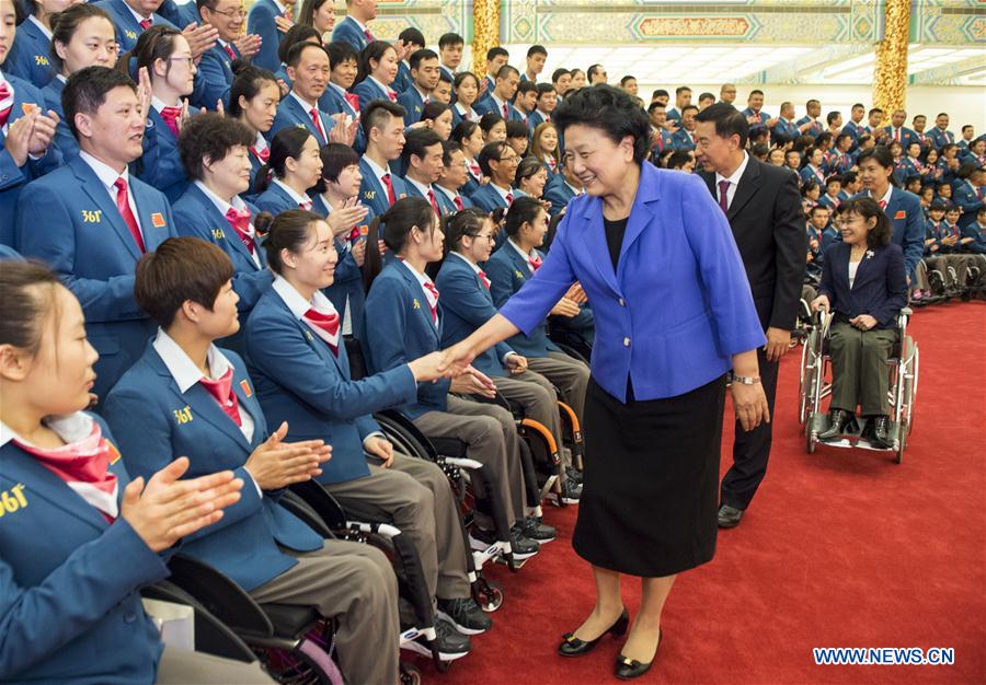 CHINA-BEIJING-LIU YANDONG-WANG YONG-PARALYMPICS-MEETING (CN)