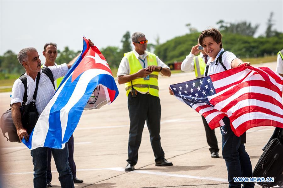 CUBA-SANTA CLARA-U.S.-FLIGHT-RESUMPTION