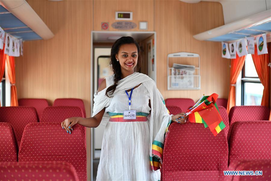 ETHIOPIA-ADDIS ABABA-FIRST MODERN ELECTRIFIED RAILWAY-INAUGURATION