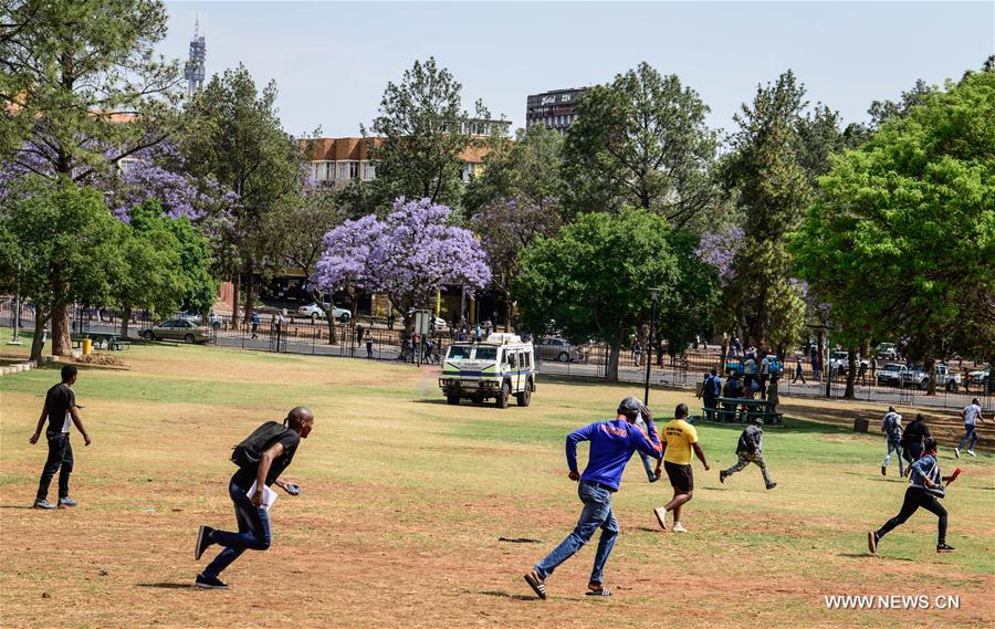 SOUTH AFRICA-PRETORIA-PROTEST-FEES-HIKE