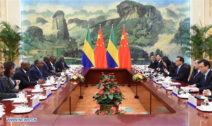 CHINA-BEIJING-LI KEQIANG-GABON-PRESIDENT-MEETING (CN)