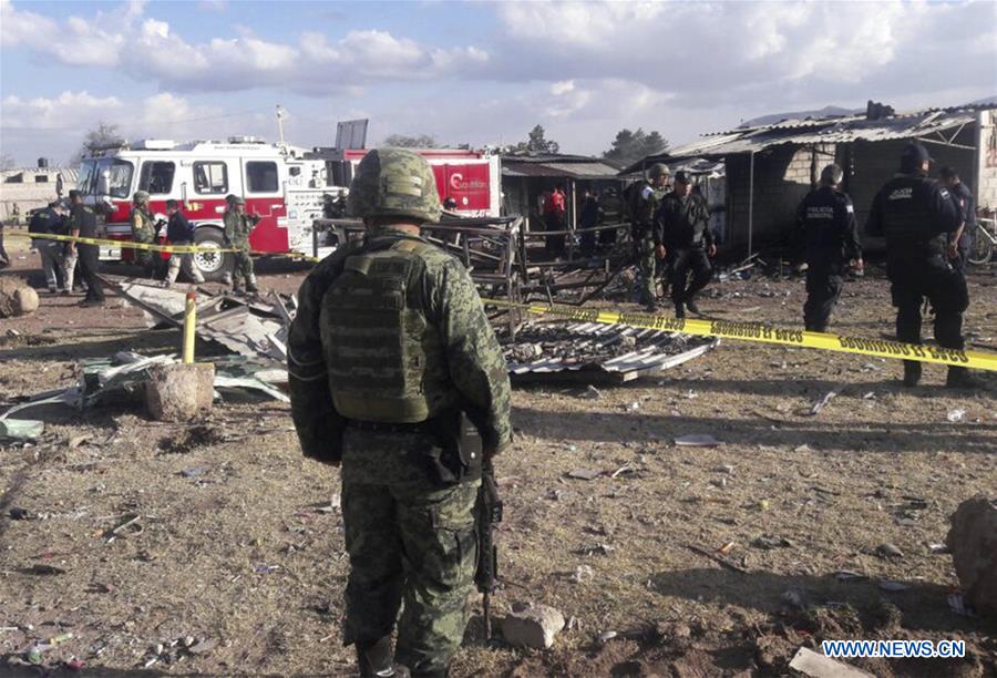 MEXICO-TULTEPEC-FIREWORKS MARKET-BLAST