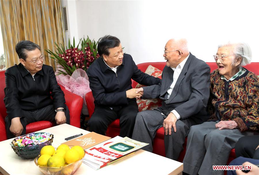 CHINA-BEIJING-LIU YUNSHAN-SCIENTISTS-VISIT (CN)