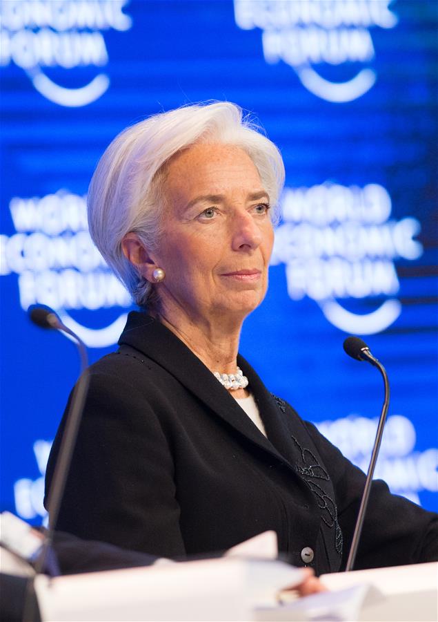 SWITZERLAND-DAVOS-WEF-IMF-LAGARDE