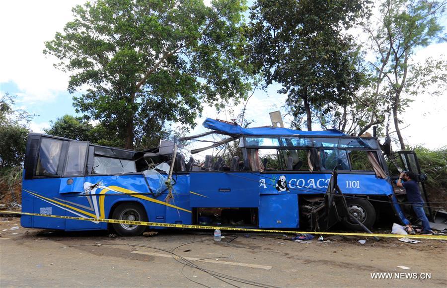 PHILIPPINES-RIZAL PROVINCE-BUS ACCIDENT