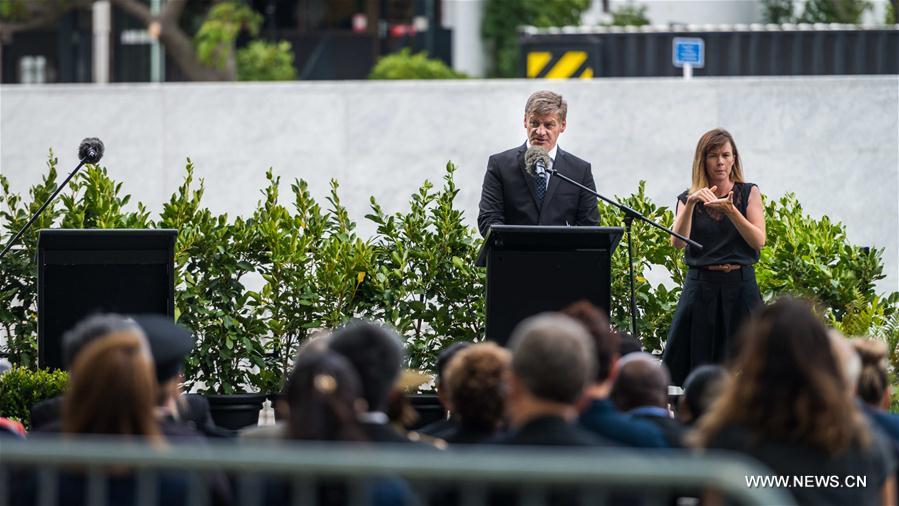 NEW ZEALAND-CHRISTCHURCH-EARTHQUAKE MEMORIAL WALL