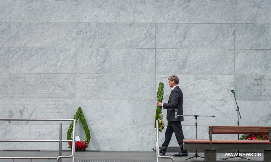 NEW ZEALAND-CHRISTCHURCH-EARTHQUAKE MEMORIAL WALL