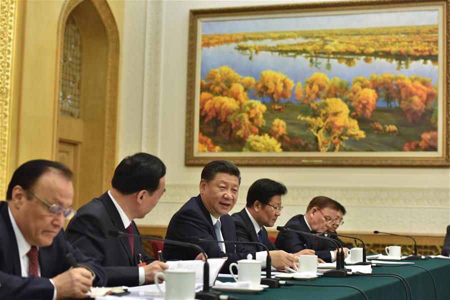 (TWO SESSIONS)CHINA-BEIJING-XI JINPING-NPC-PANEL DISCUSSION (CN)