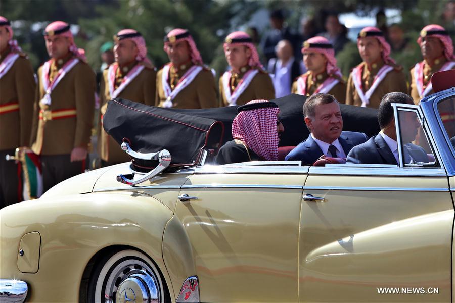 JORDAN-AMMAN-SAUDI ARABIA-KING SALMAN-VISIT