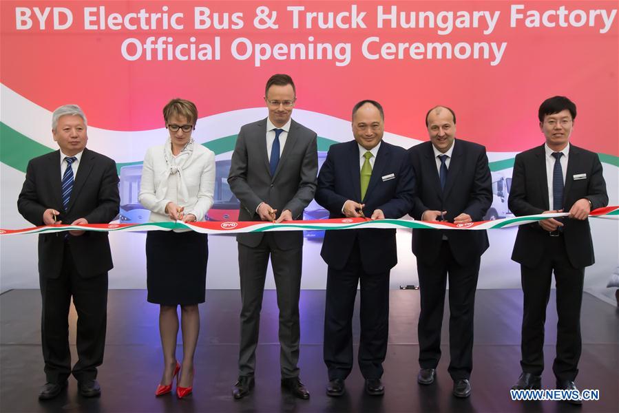 HUNGARY-KOMAROM-CHINA-BYD-FIRST EUROPEAN ELECTRIC BUS FACTORY