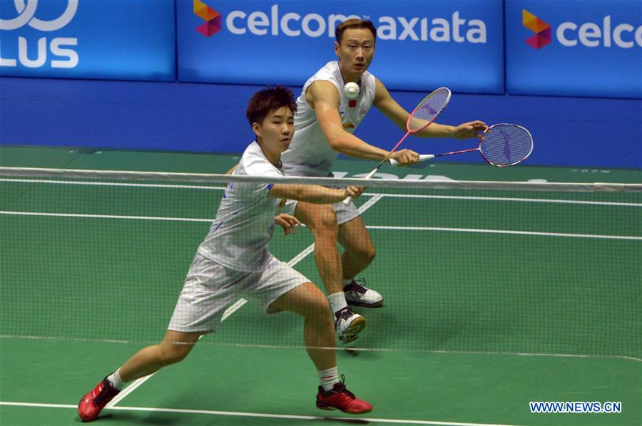 (SP)MALAYSIA-KUCHING-BADMINTON-MAS OPEN-SEMIFINAL