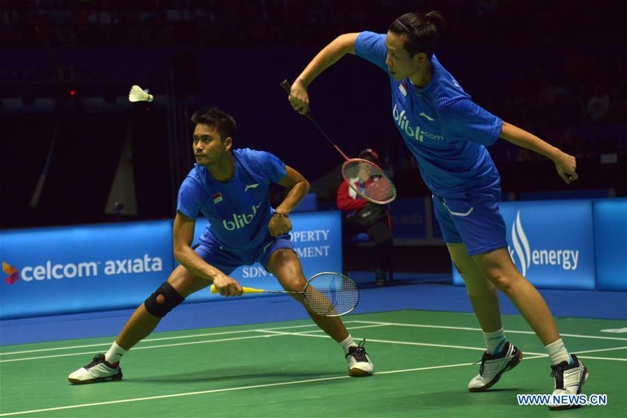 (SP)MALAYSIA-KUCHING-BADMINTON-MAS OPEN-SEMIFINAL