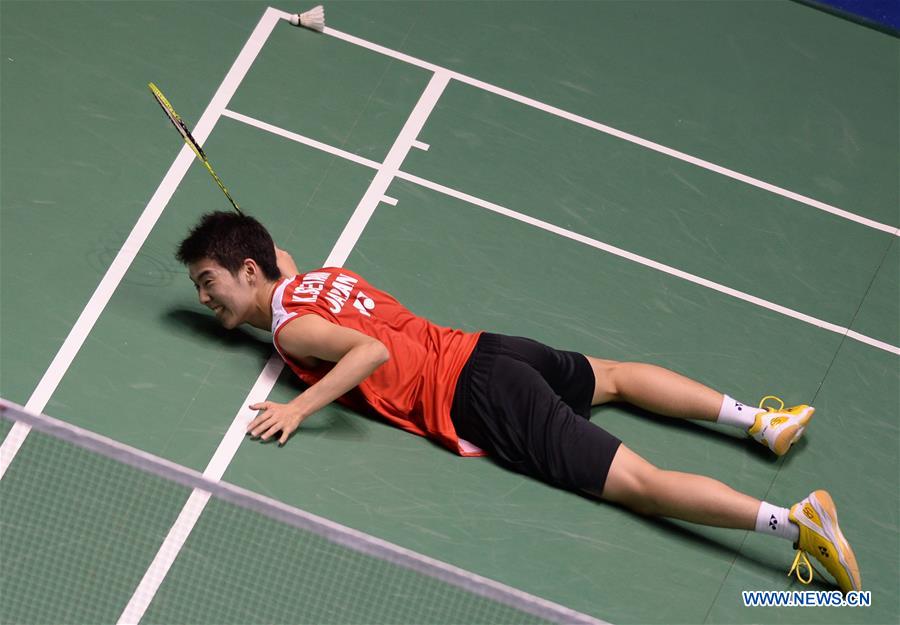 Tsuneyama Kanta beats Ye Binghong 21 at China Masters Badminton