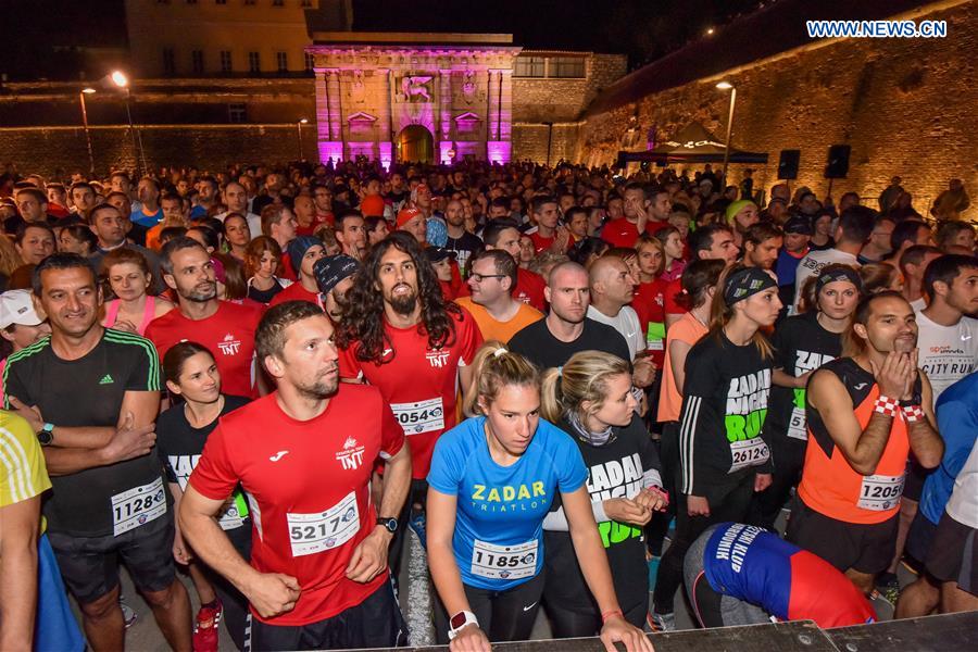 (SP)CROATIA-ZADAR-NIGHT ZADAR RUN 2017