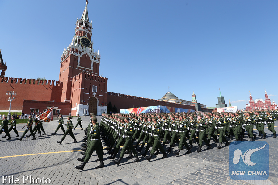 to stage military parades in 28 cities to mark victory day