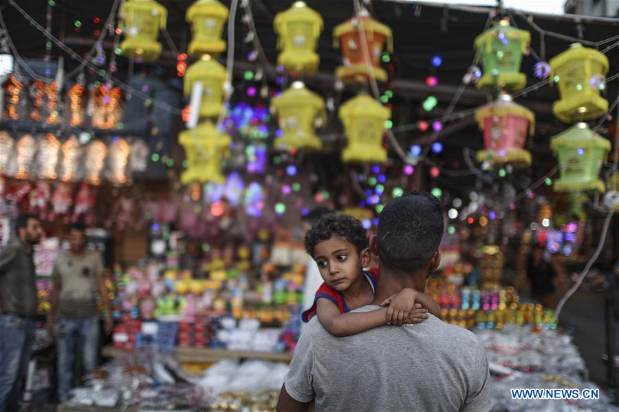 MIDEAST-GAZA CITY-RAMADAN