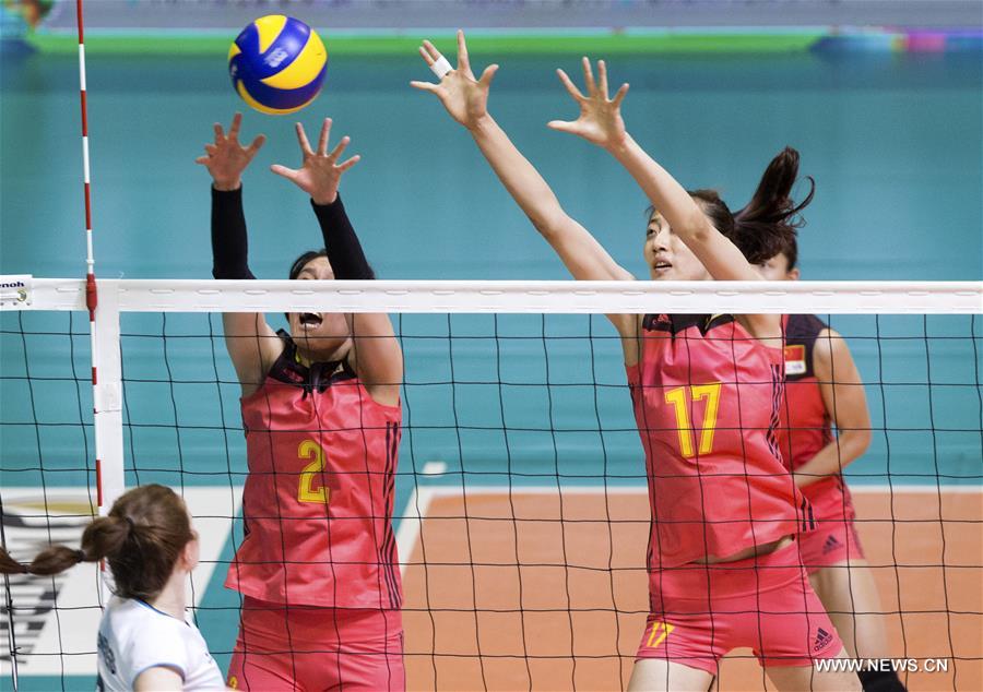(SP)SWITZERLAND-MONTREUX-VOLLEYBALL-MASTERS-CHN VS SUI