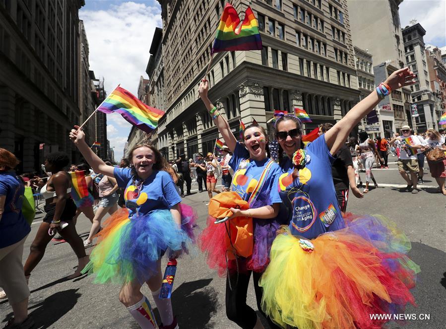 U.S.-NEW YORK-PRIDE PARADE