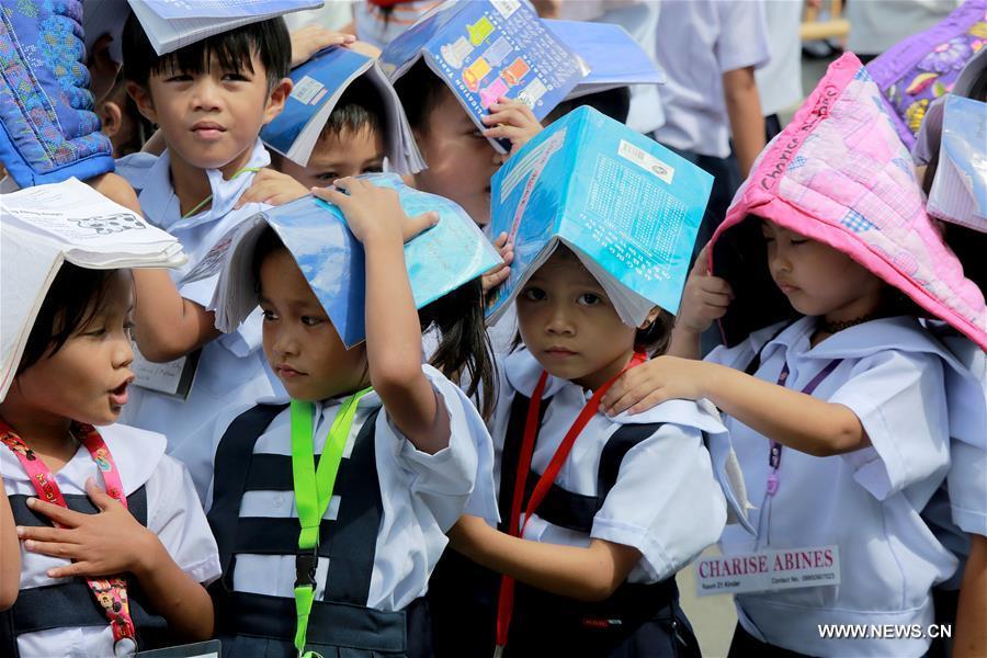 PHILIPPINES-QUEZON CITY-NATIONAL SIMULTANEOUS EARTHQUAKE DRILL