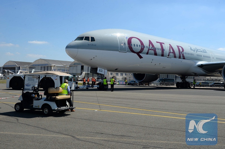 iran opens airspace to qatar planes amid saudi-led ban