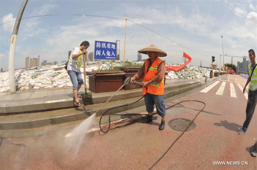 CHINA-HUNAN-CHANGSHA-FLOOD-RECEDING (CN)