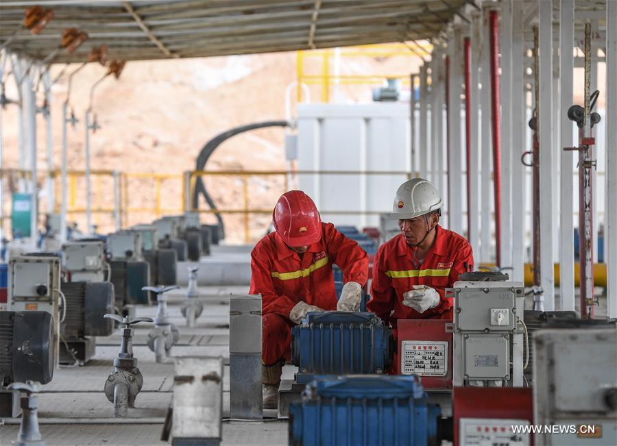 CHINA-XINJIANG-TARIM OILFIELD-GAS OUTPUT-CONSTRUCTION (CN)