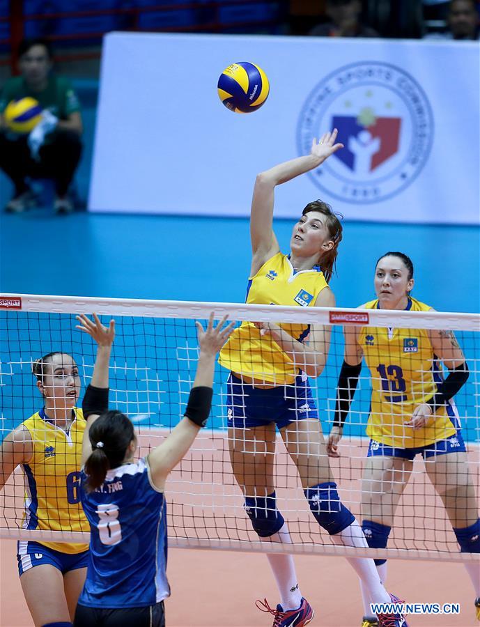 Kazakhstan Beats Hong Kong 3 0 In Asian Women S Volleyball Championship Xinhua English News Cn