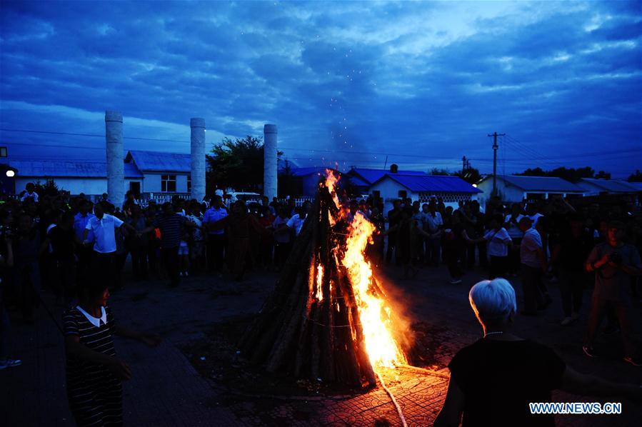 CHINA-HEILONGJIANG-XUNKE-OROQEN-GOD OF FIRE-FESTIVAL (CN)