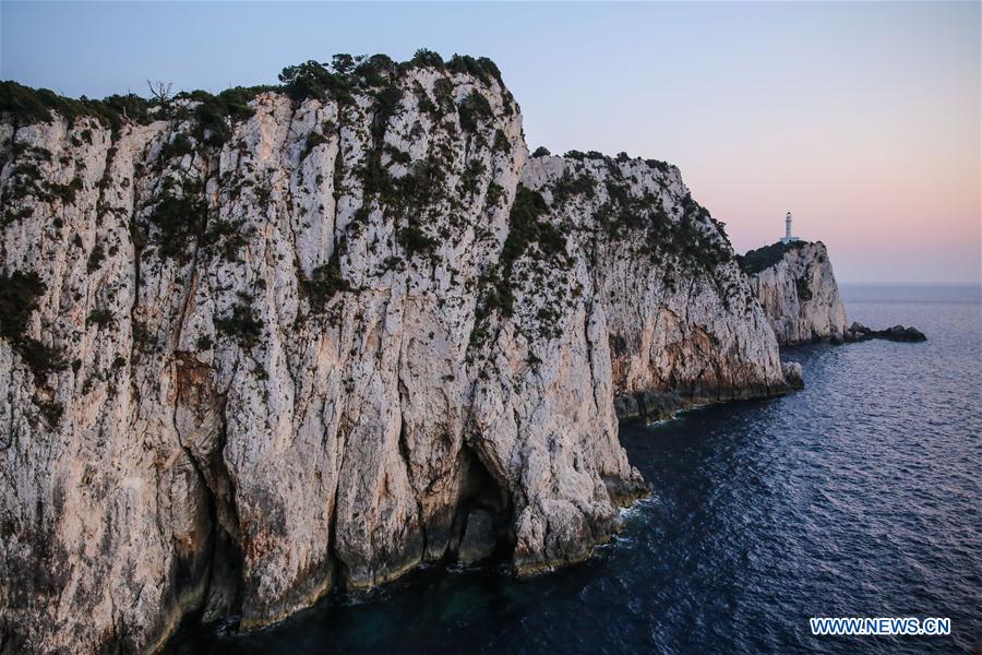 GREECE-LEFKADA ISLAND-LIGHTHOUSE