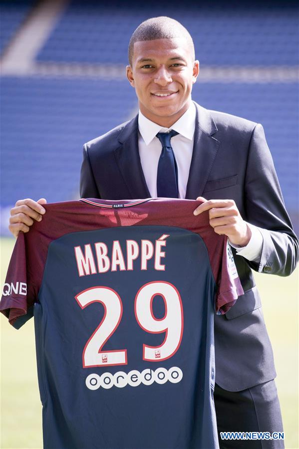 (SP)FRANCE-PARIS-FOOTBALL-PARIS SAINT GERMAIN-KYLIAN MBAPPE