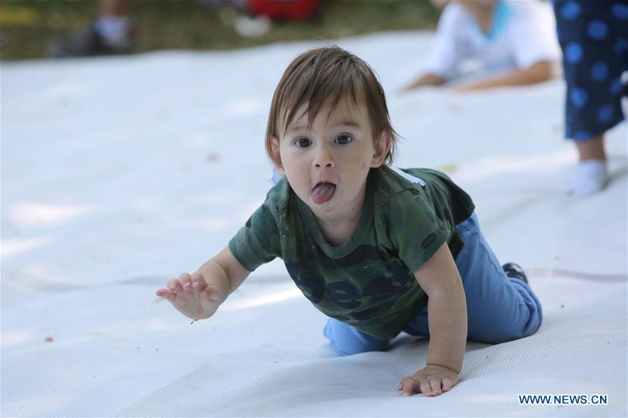 ROMANIA-BUCHAREST-BABY CRAWLING COMPETITION