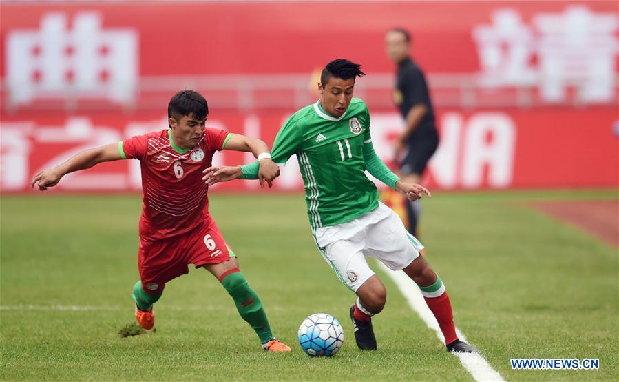 (SP)CHINA-YUNNAN-SOCCER-CFA-U19-MEXICO VS TAJIKISTAN