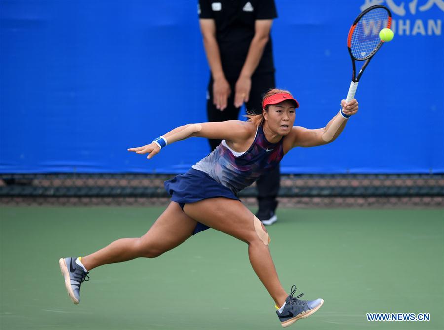 Highlights of singles' qualifying match at WTA Wuhan Open Xinhua