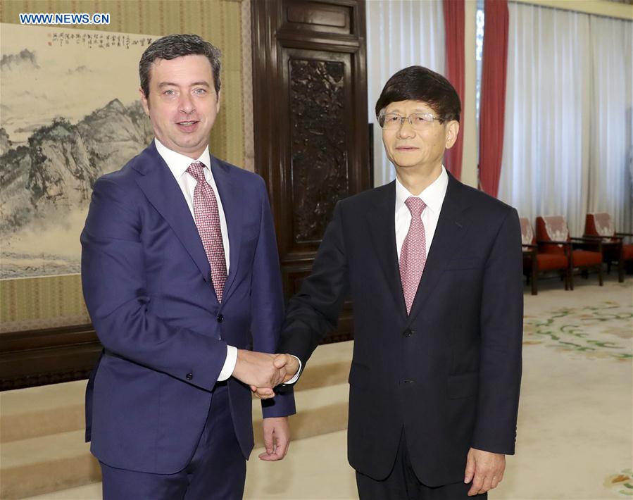CHINA-BEIJING-MENG JIANZHU-ITALY-MEETING(CN)