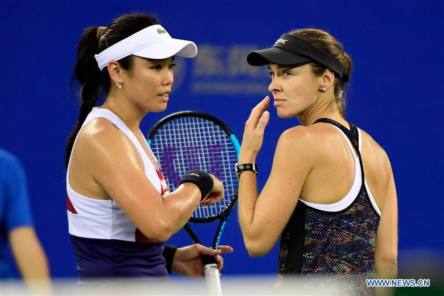 Hingis, Chan YungJan win Wuhan Open doubles final Xinhua English