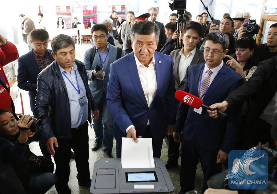 Jeenbekov Poised To Win Kyrgyz Presidential Election Preliminary Results Show Xinhua 