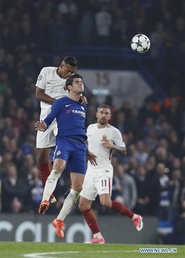 Chelsea Draws Roma 3-3 In UEFA Champions League - Xinhua | English.news.cn