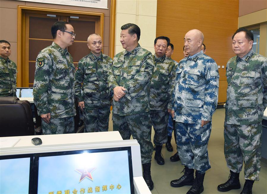 CHINA-XI JINPING-CMC JOINT BATTLE COMMAND CENTER-INSPECTION(CN)