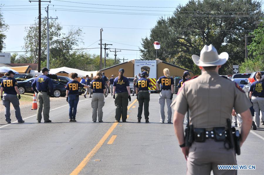 U.S.-TEXAS-SUTHERLAND SPRINGS-CHURCH-SHOOTING