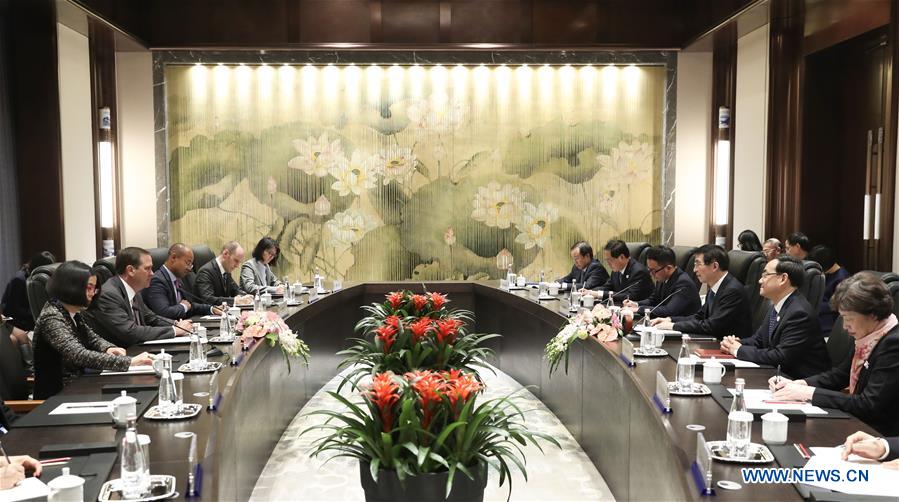 CHINA-ZHEJIANG-WANG HUNING-WORLD INTERNET CONFERENCE-MEETING (CN)