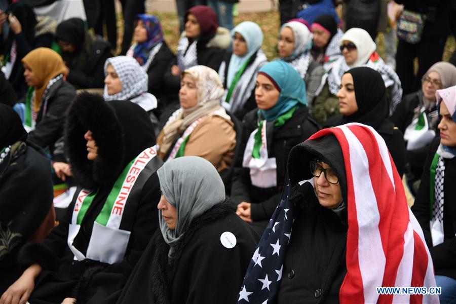 U.S.-WASHINGTON D.C.-PROTEST-RECOGNITION-JERUSALEM-ISRAEL'S CAPITAL