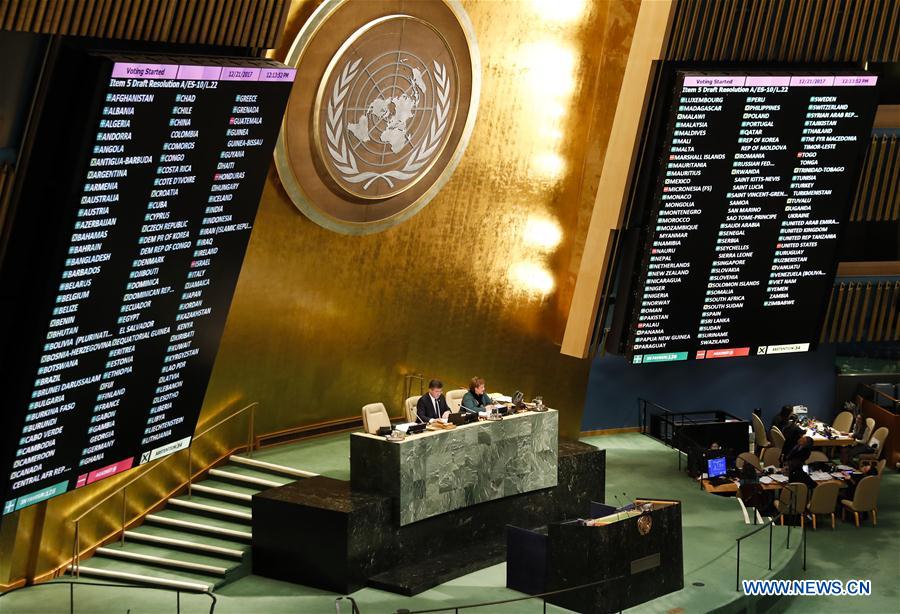 UN-GENERAL ASSEMBLY-RESOLUTION-STATUS OF JERUSALEM-ADOPTION