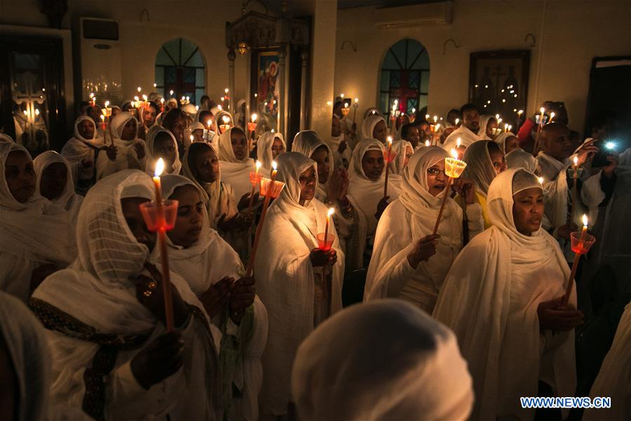 GREECE-ATHENS-ETHIOPIA-CHRISTMAS