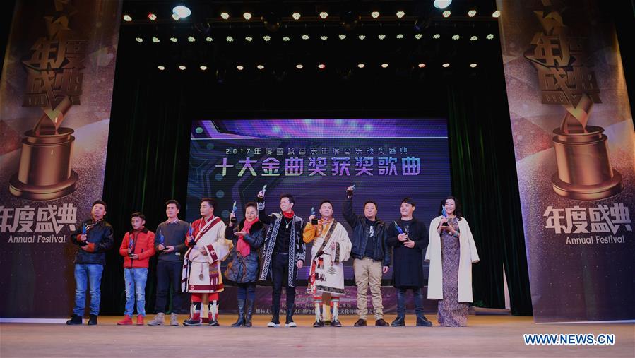 CHINA-LHASA-MUSIC-AWARDING CEREMONY (CN)