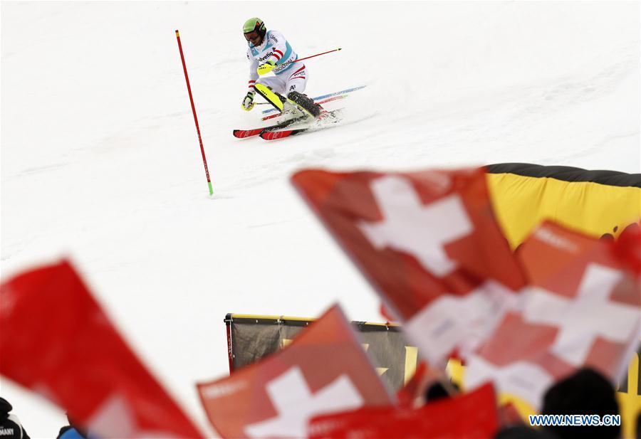 (SP)SWITZERLAND-ADELBODEN-ALPINE SKIING-FIS WORLD CUP-MEN'S SLALOM